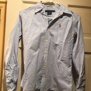 Ralph Lauren Light Blue Oxford Long-sleeve